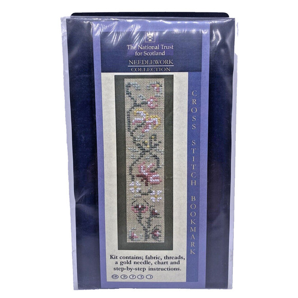 The National Trust for Scotland Needlework Cross Stitch Bookmark NEW Rare Kit